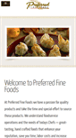 Mobile Screenshot of preferredfinefoods.com
